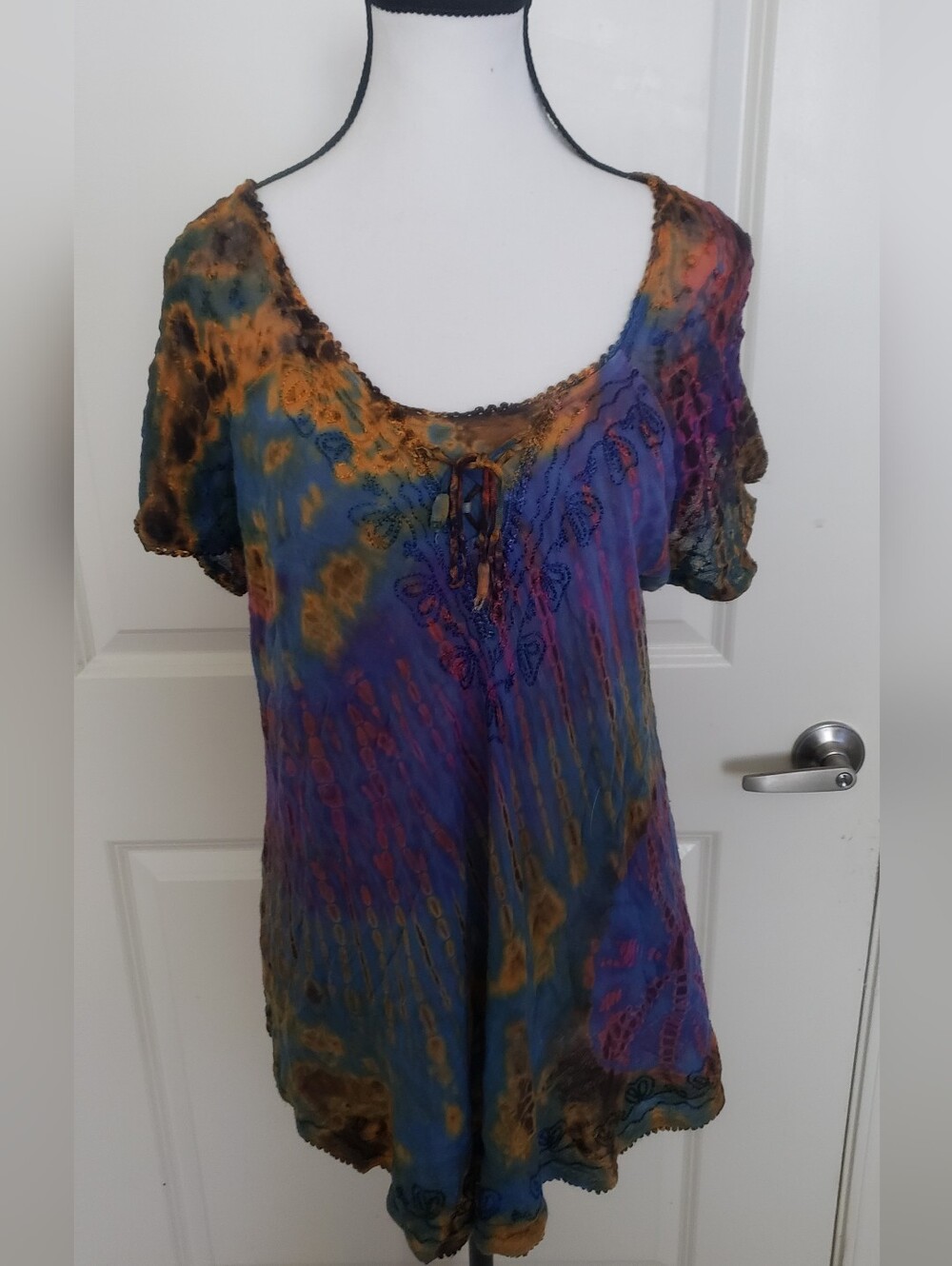 Unbranded Woman's Boho Multicolor Top